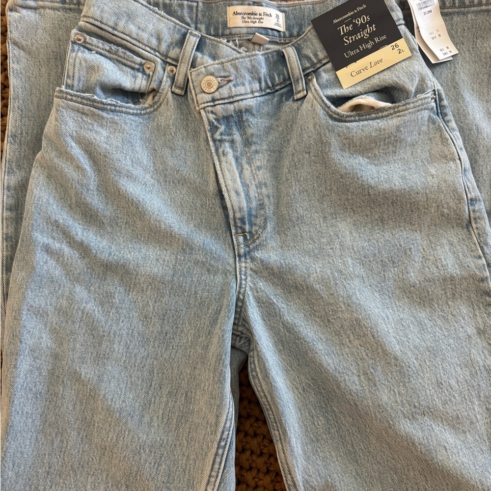 Abercrombie & Fitch Light Blue womens Jeans